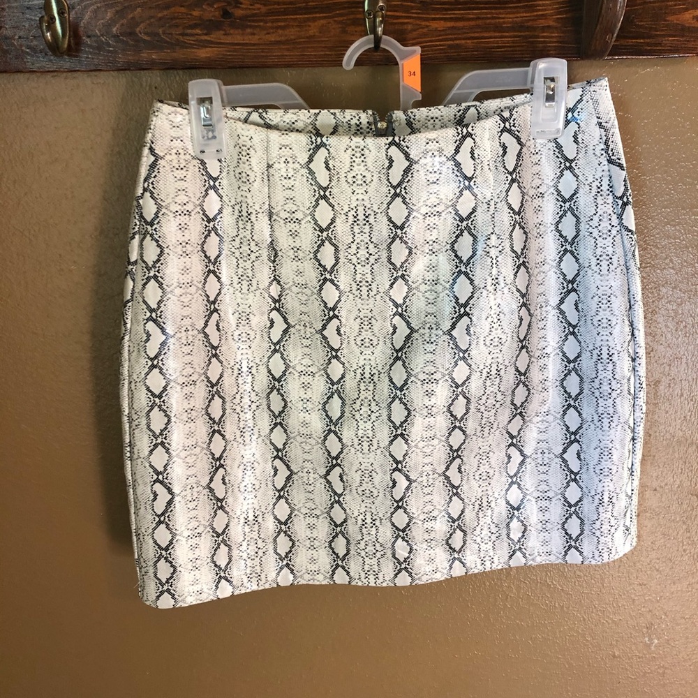 Snake skin skirt